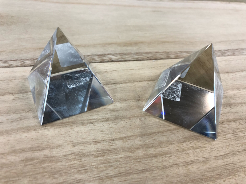 Pirámide de Cristal 5 cm Aprox
